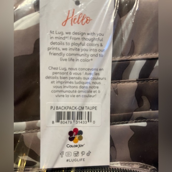 Lug Puddle jumper backpack camo taupe - Picture 2 of 3